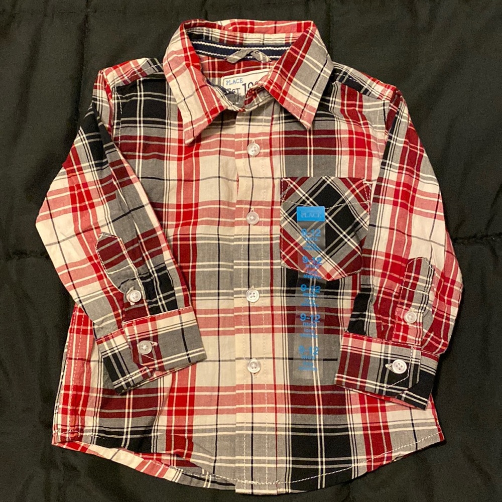 Childrens place button up shirt